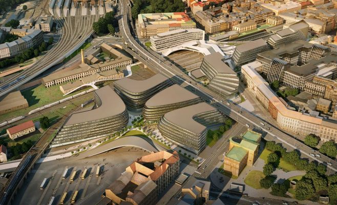 В Праге начинают реконструкцию вокзала им. Масарика