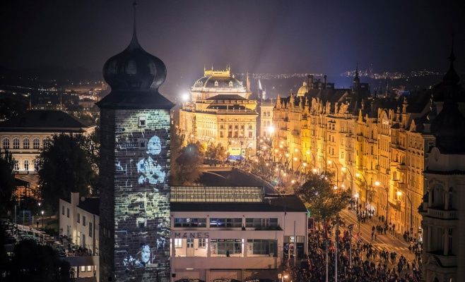 Сегодня в Праге вновь пройдет фестиваль света Signal Festival