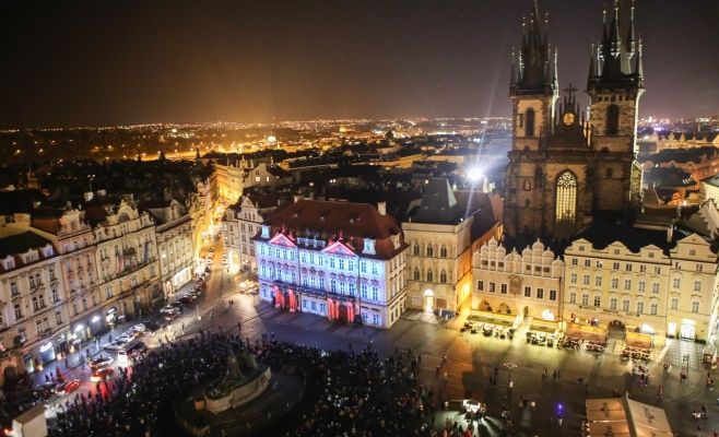 Сегодня в Праге вновь пройдет фестиваль света Signal Festival