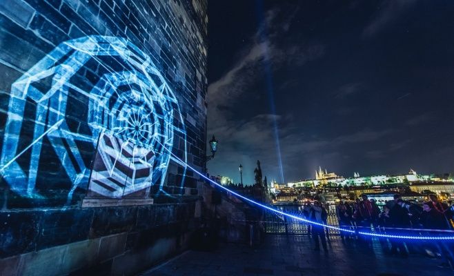 Сегодня в Праге вновь пройдет фестиваль света Signal Festival