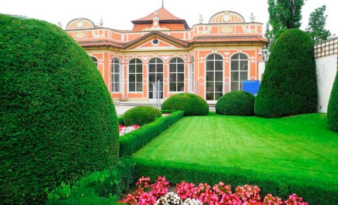 Открытые сады чешского МИДа в Праге