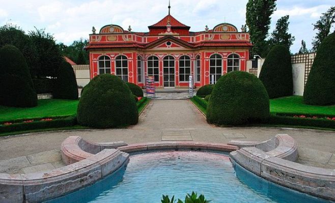 Открытые сады чешского МИДа в Праге