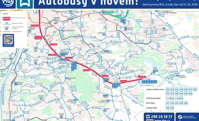 Сегодня состоится автобусная революция в Праге. Список всех изменений, которые начнут действовать с 15 октября