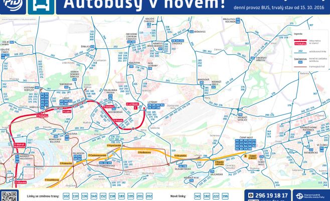 Сегодня состоится автобусная революция в Праге. Список всех изменений, которые начнут действовать с 15 октября