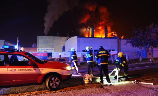 Пожарные Праги предотвратили экологическую катастрофу