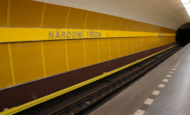 В Праге временно не будет работать «желтая» ветка метро