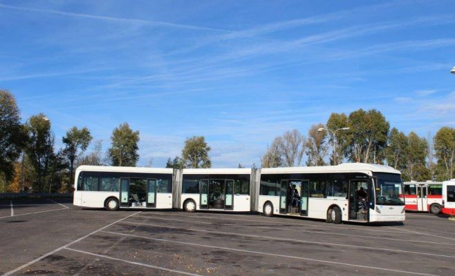 По Праге будет ездить самый длинный автобус в стране