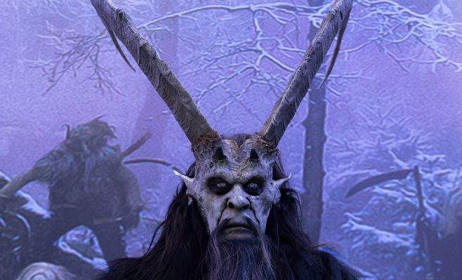 Крампус-шоу в Милевско