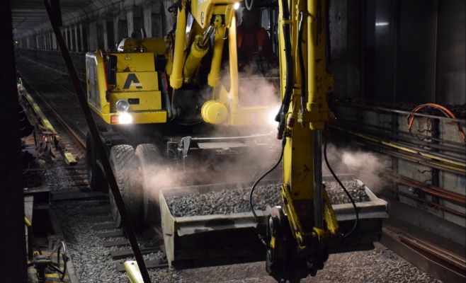 Фото: Как проходили ремонтные работы в столичном метро