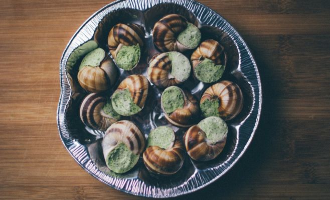 Рождественские улитки в отеле Hoffmeister