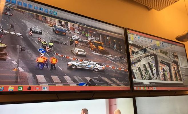 Центр Праги перекрыт из-за проблем с трубопроводом