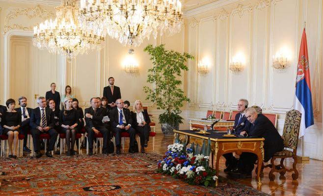 Президенты Чехии и Сербии выступили за отмену санкций против России