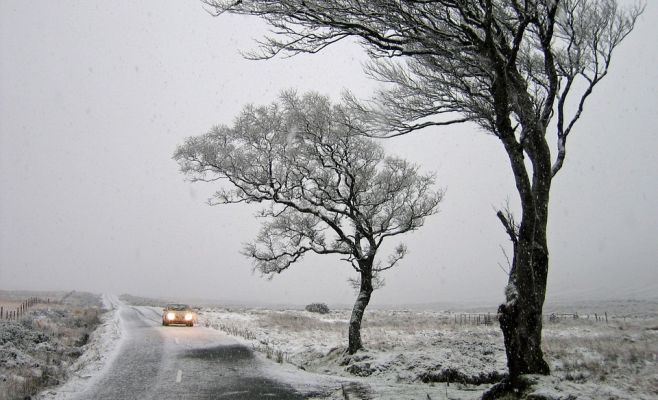 Метеорологи предупреждают о сильном ветре и снеге