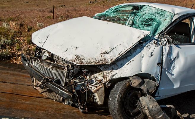 Из-за серьезной аварии была перекрыта автомагистраль D4