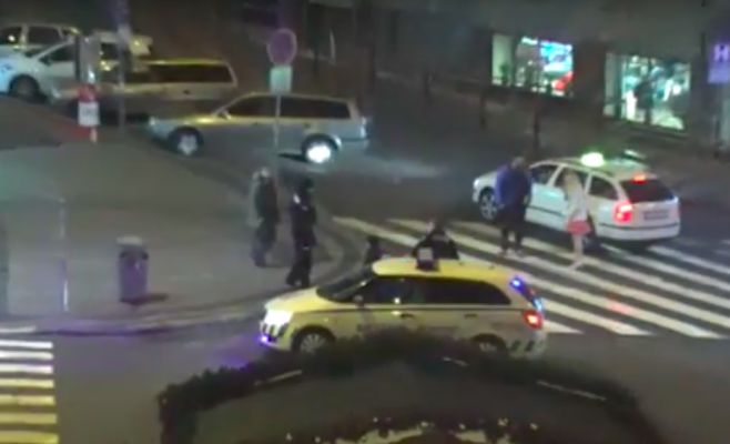 Видео: В центре Праги произошла драка