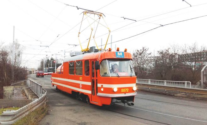 Уникальный трамвай с веб-камерой возвращается на улицы Праги