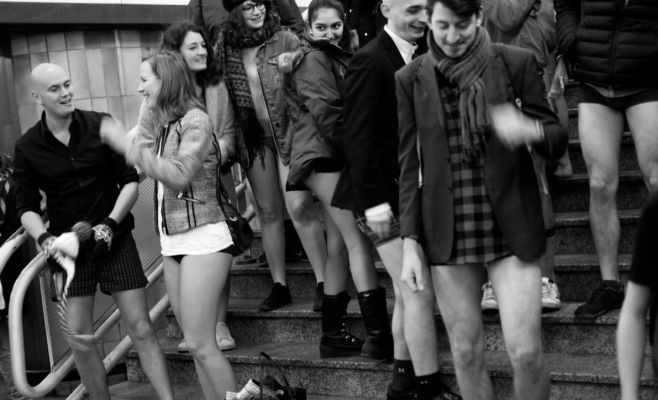 В Праге пройдёт акция «В метро без штанов»