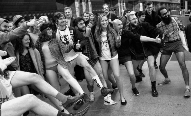 В Праге пройдёт акция «В метро без штанов»