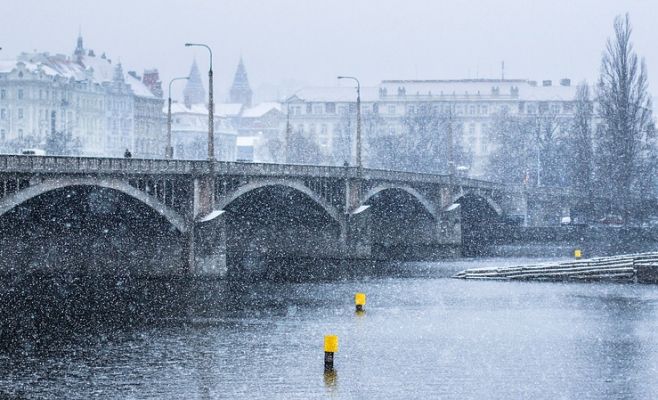 На Чехию надвигаются морозы. Ночью в Праге будет -17