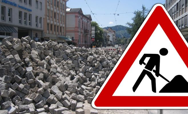 Список дорог и участков, которые в Праге в 2017 году будут закрыты на ремонт