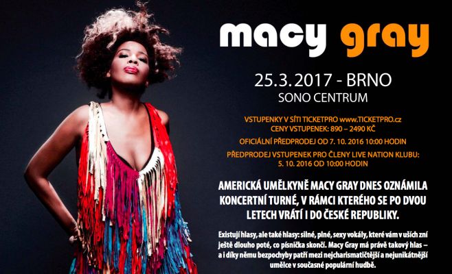 Концерт Мэйси Грэй