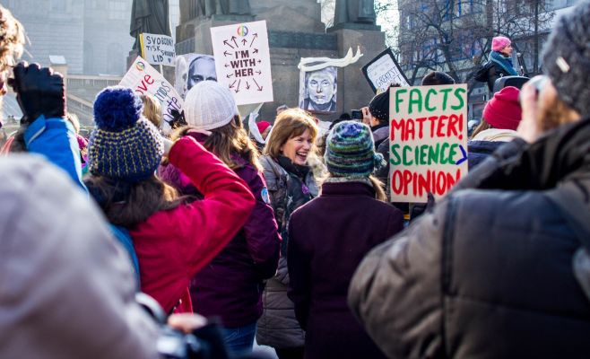 В центре Праги состоялась демонстрация против президента США Дональда Трампа