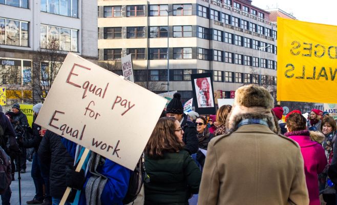 В центре Праги состоялась демонстрация против президента США Дональда Трампа