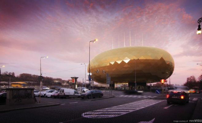 В Праге хотят построить «Золотое яйцо»