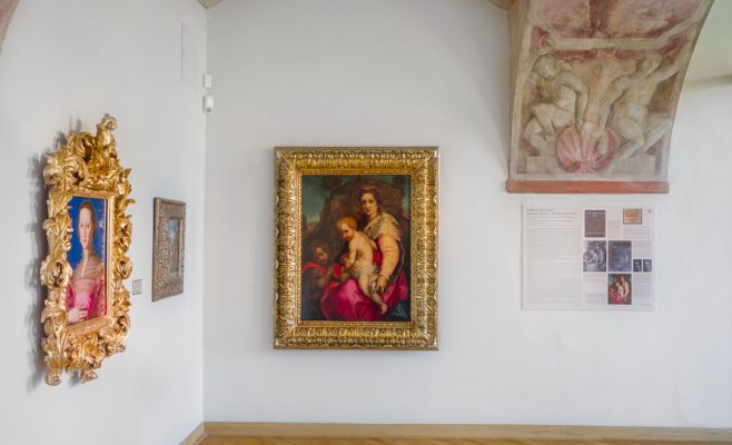 Андреа дель Сарто «Мадонна с младенцем»