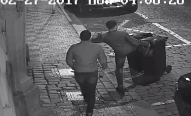 Полиция разыскивает вандалов, повредивших автомобили и городскую инфраструктуру