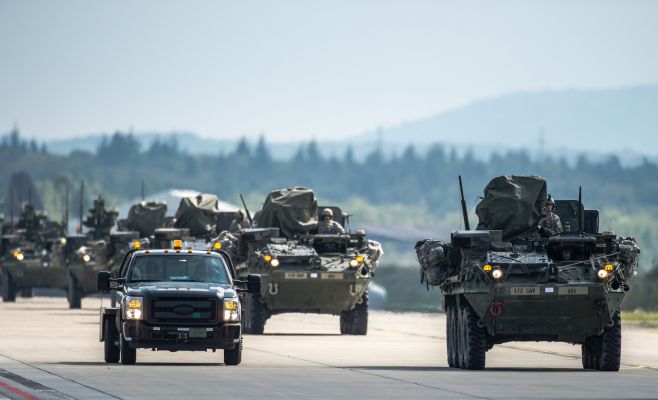 В эти выходные военный конвой США проедет через Чехию