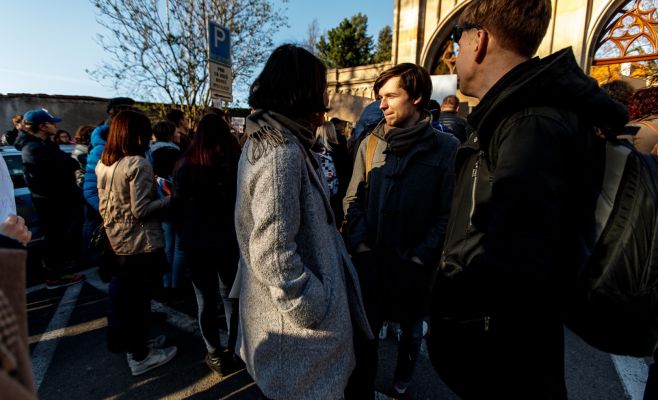 В Праге состоялась демонстрация «Он вам не Димон»