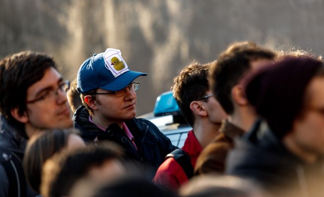 В Праге состоялась демонстрация «Он вам не Димон»