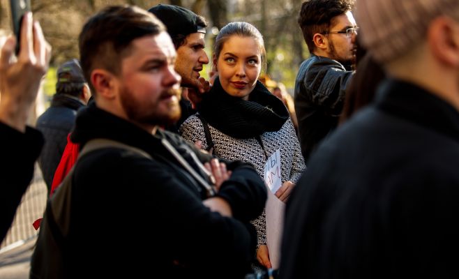 В Праге состоялась демонстрация «Он вам не Димон»