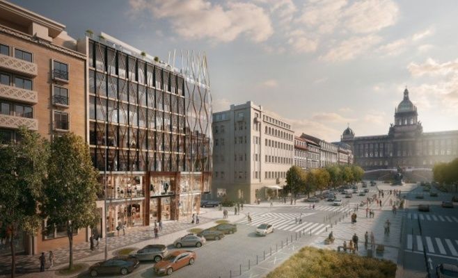 Несмотря на протесты, историческое здание на Вацлавской площади подготовили к сносу