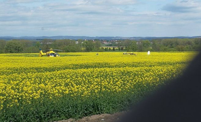 В Находском районе упал планёр