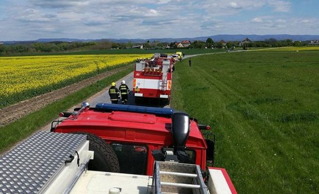 В Находском районе упал планёр