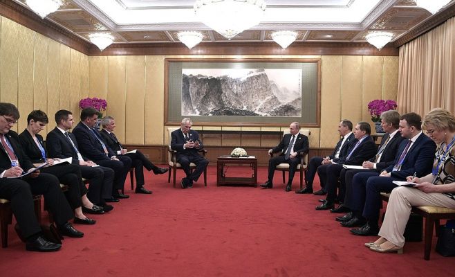 Состоялась встреча Владимира Путина и Милоша Земана