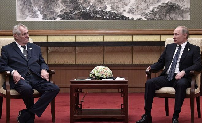 Состоялась встреча Владимира Путина и Милоша Земана