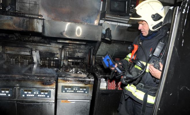 В Праге в торговом центре горел McDonald’s