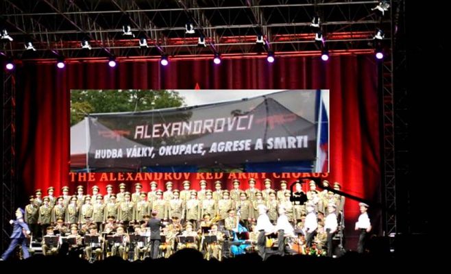 Ансамбль им. Александрова ожидают в Праге протесты и «коридор позора»