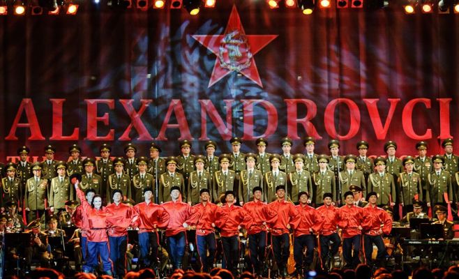 Активисты протестовали против выступления ансамбля им. Александрова 