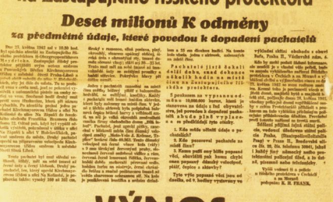 Чехия вспоминает годовщину покушения на протектора Рейнхарда Гейдриха. История операции «Антропоид»