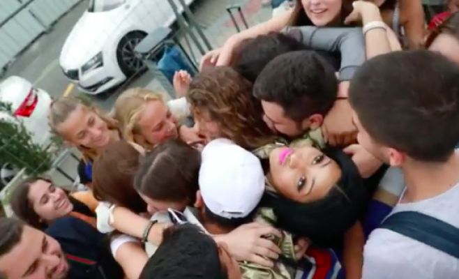 Ники Минаж в Праге. Фото