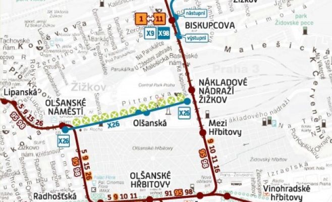 Летние изменения в работе общественного транспорта Праги. Полный обзор