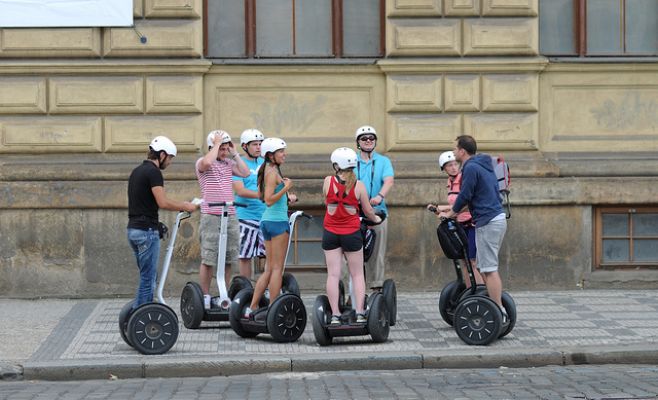 Район Прага 2 тоже полностью запретил сегвеи