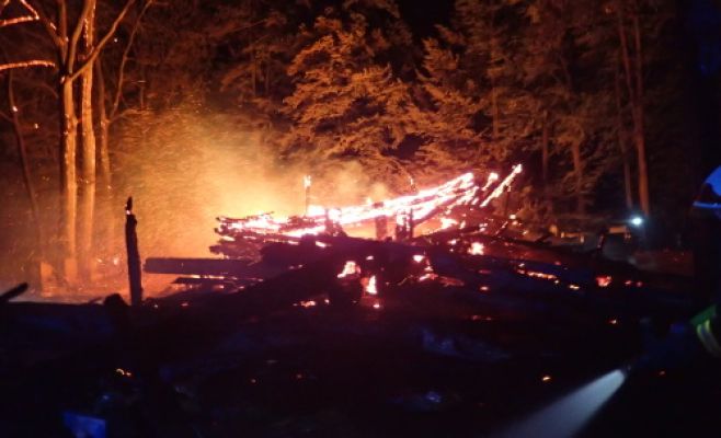 В Чехии ночью сгорел костёл XVI столетия. Фото