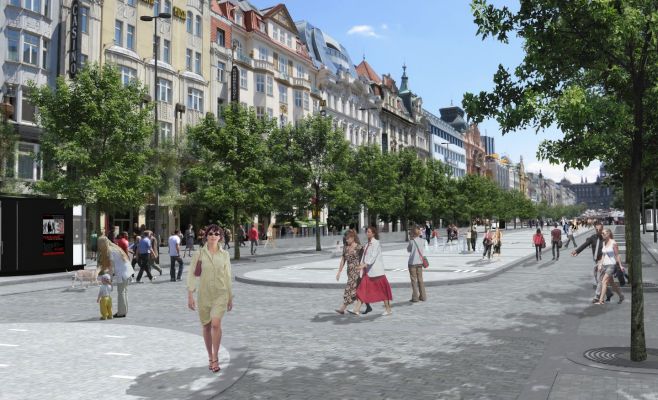 Официально утверждён проект по реконструкции Вацлавской площади