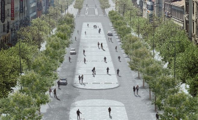 Официально утверждён проект по реконструкции Вацлавской площади