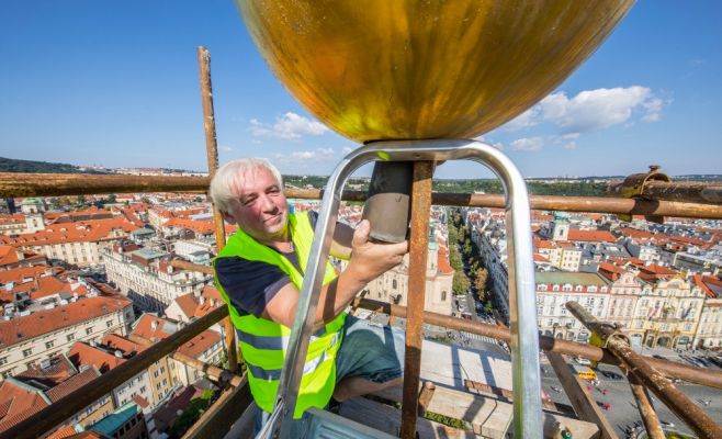 В Староместской ратуше нашли «капсулу времени»